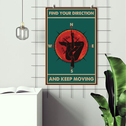 Find Your Direction Positive Yoga Meditation Poster (2)