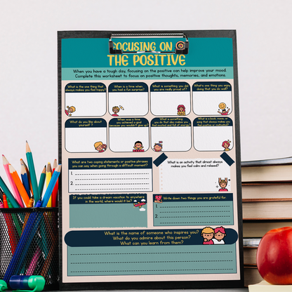 Focus on The Positive Therapy Tool Fillable Worksheet (2)