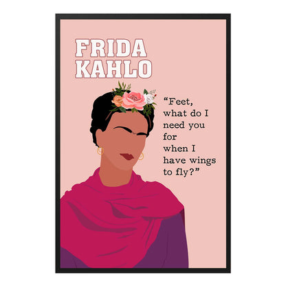  Frida Kahlo Hand-drawn Inspiration Power Women Poster Design 1