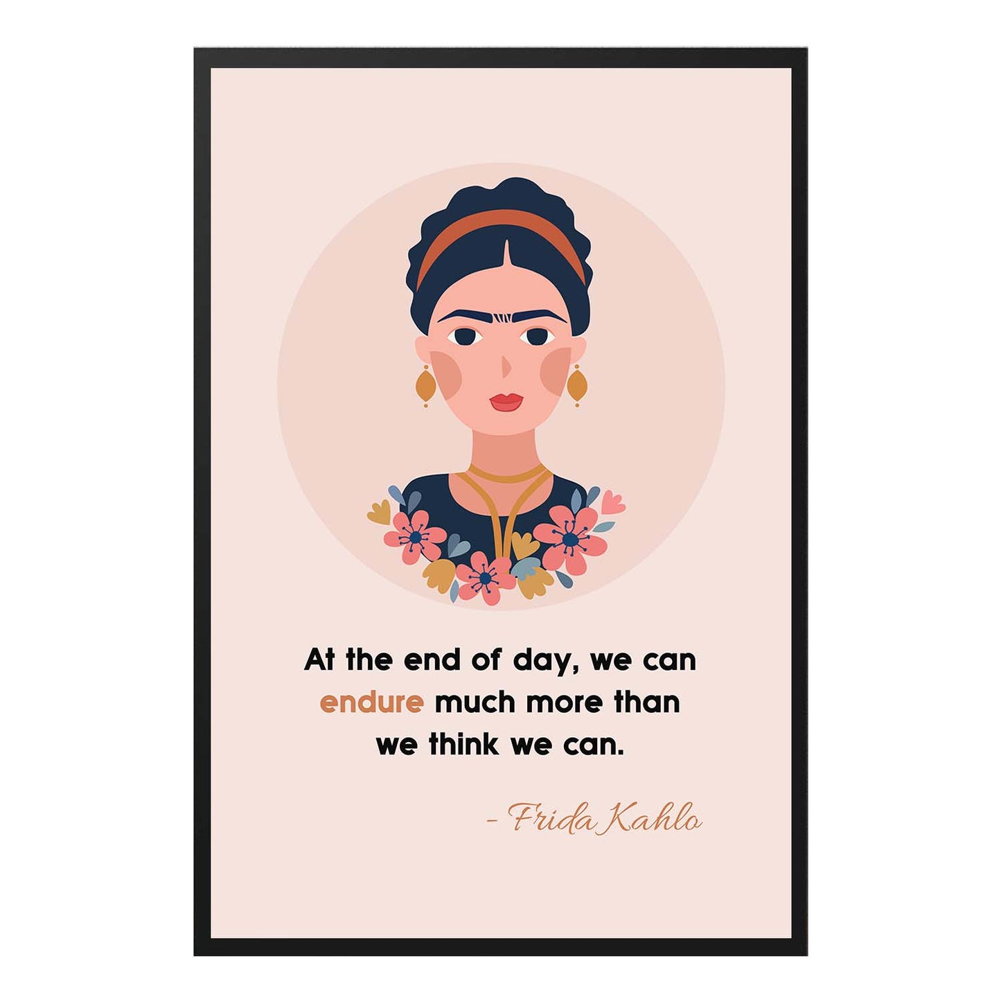  Frida Kahlo Hand-drawn Inspiration Power Women Poster Design 2