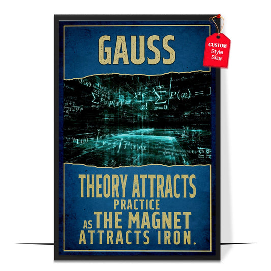 Gauss STEM Mathematician Poster