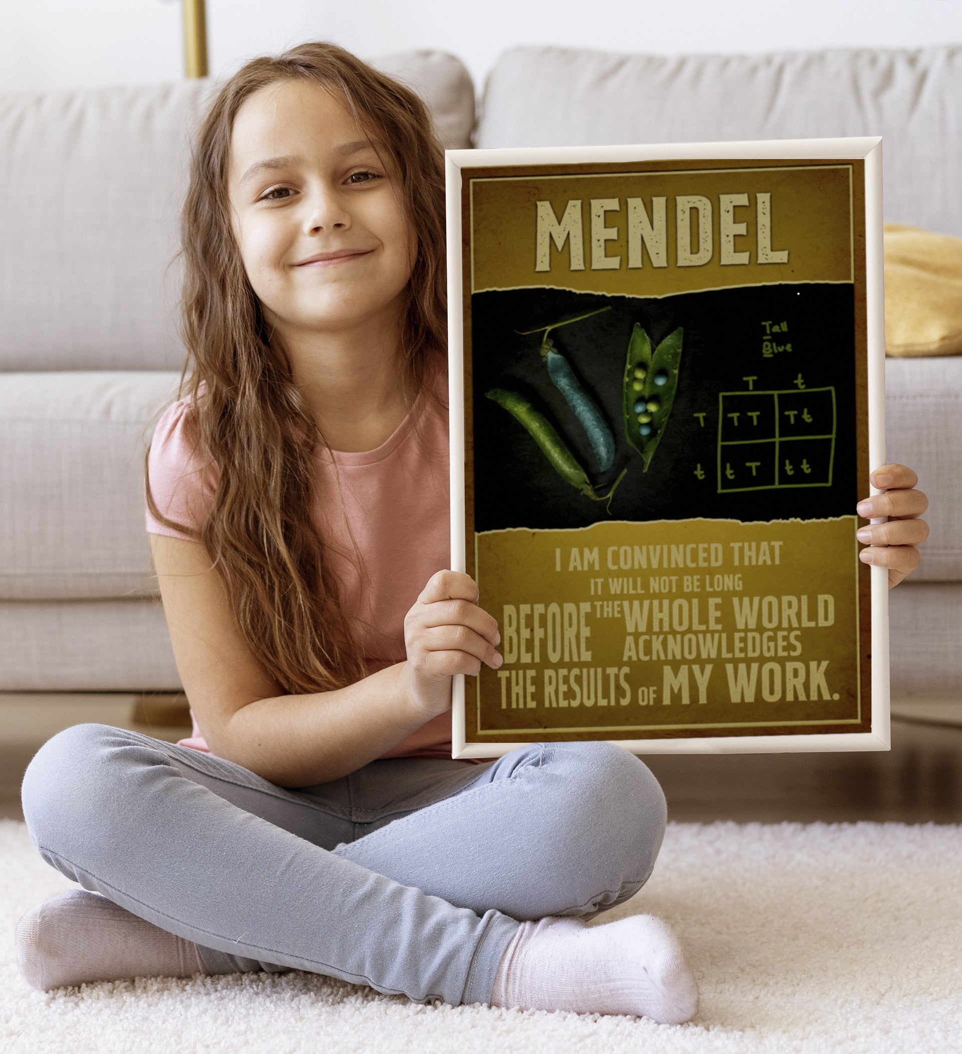 Gregor Mendel Father of Genetics STEM Science Poster (5)