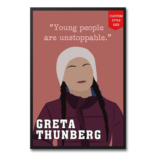 Greta Thunberg Climate Activist Poster