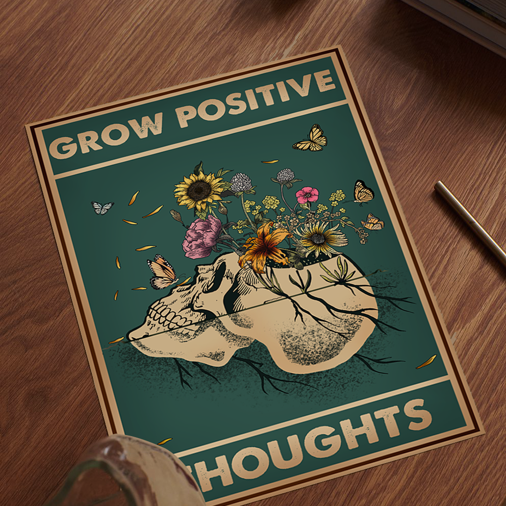 Grow Positive Thoughts Mental Health Poster Design 1 (5)