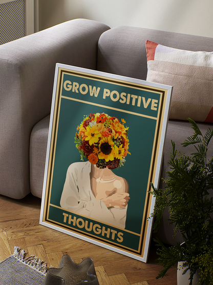 Grow Positive Thoughts Mental Health Poster Design 2 (2)