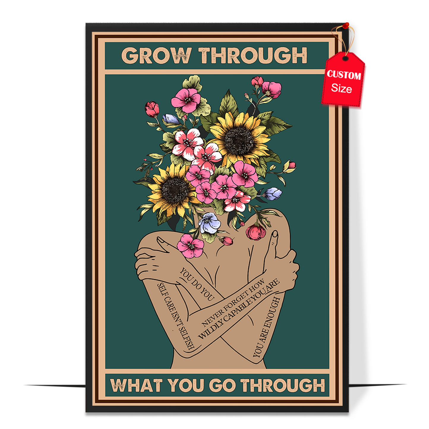 Grow Through Poster Design 1