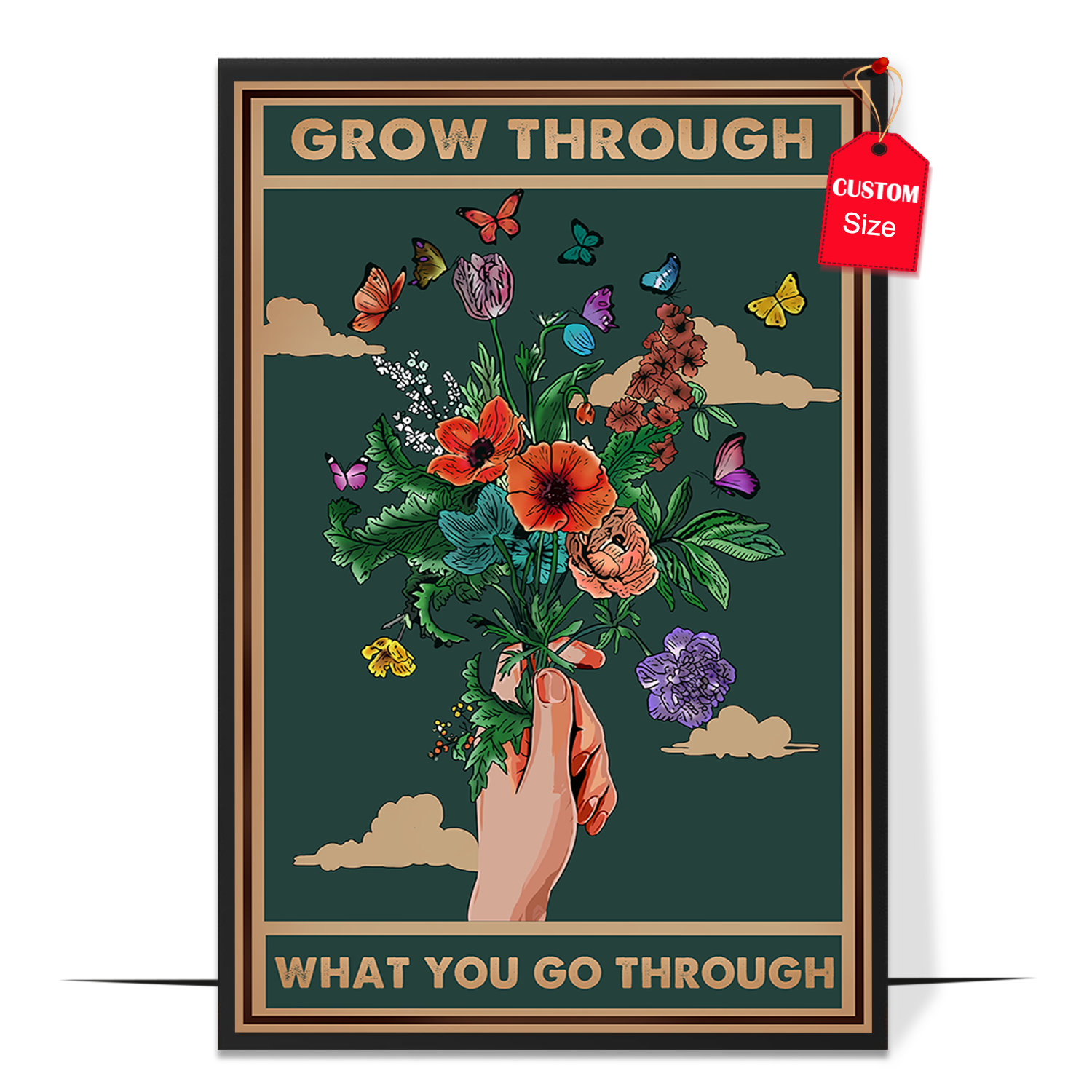 Grow Through Poster Design 3