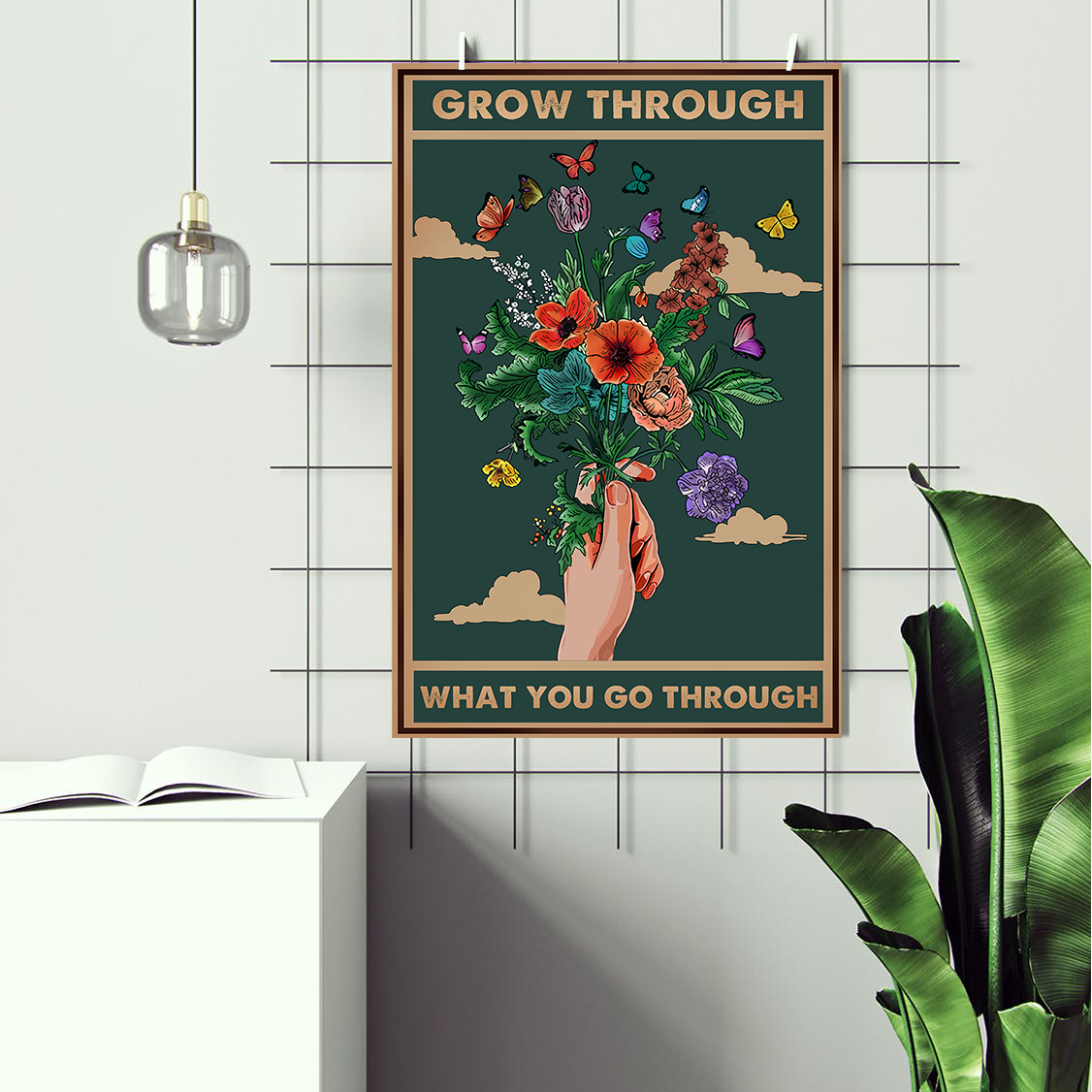 Grow Through Vintage Mental Health Poster Design 3 (2)