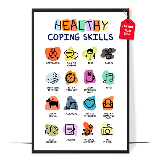 Healthy Coping Skills Poster