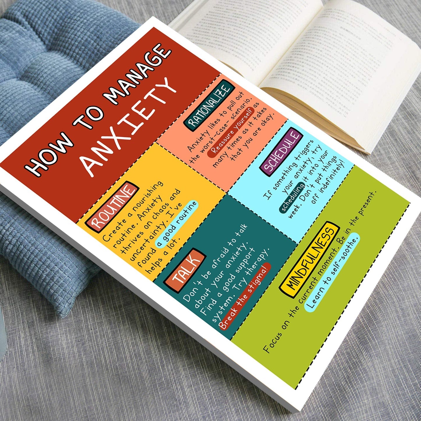 How To Manage Anxiety Mental Health Poster (4)