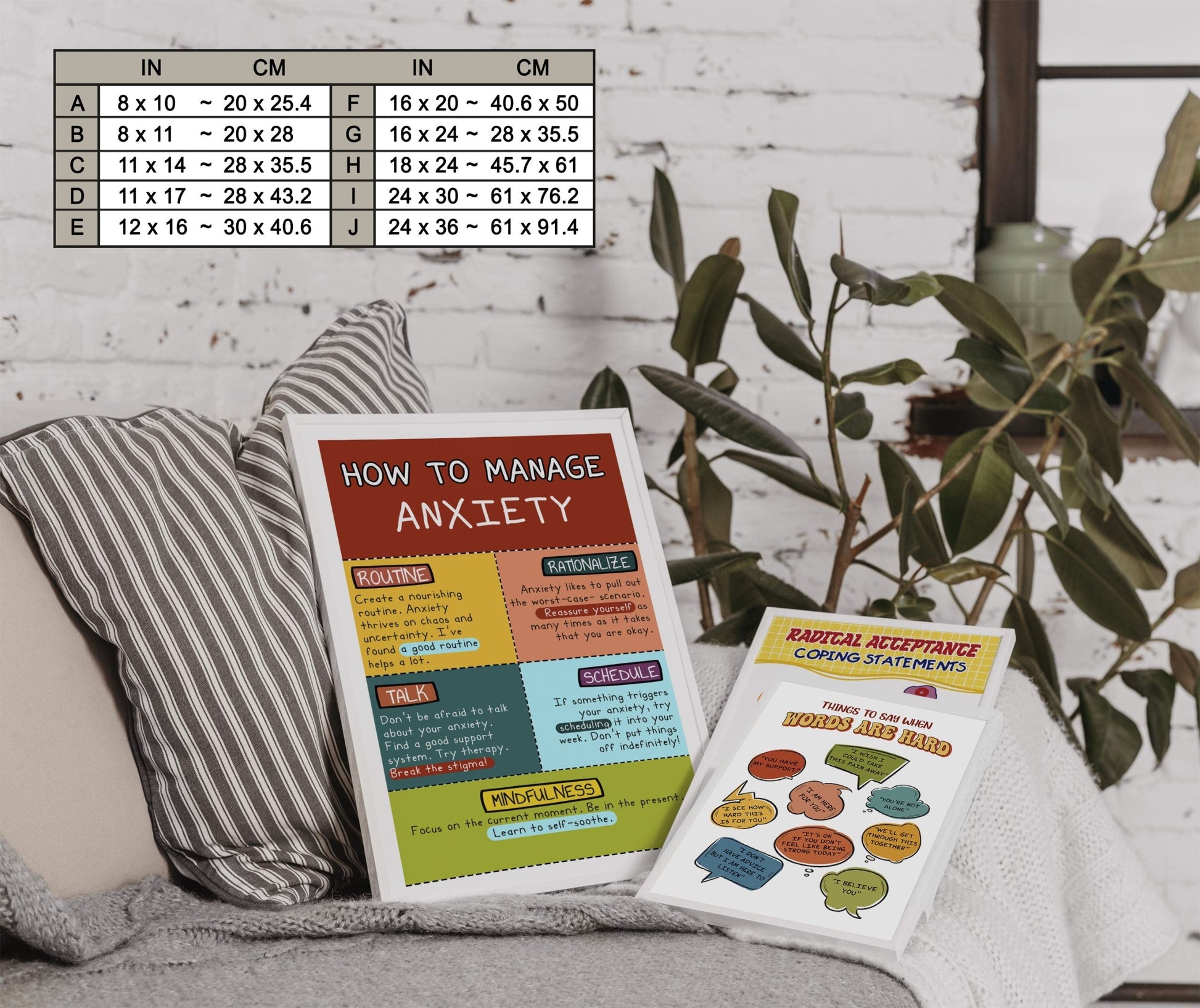 How To Manage Anxiety Mental Health Poster (7)