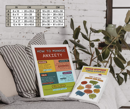 How To Manage Anxiety Mental Health Poster (7)