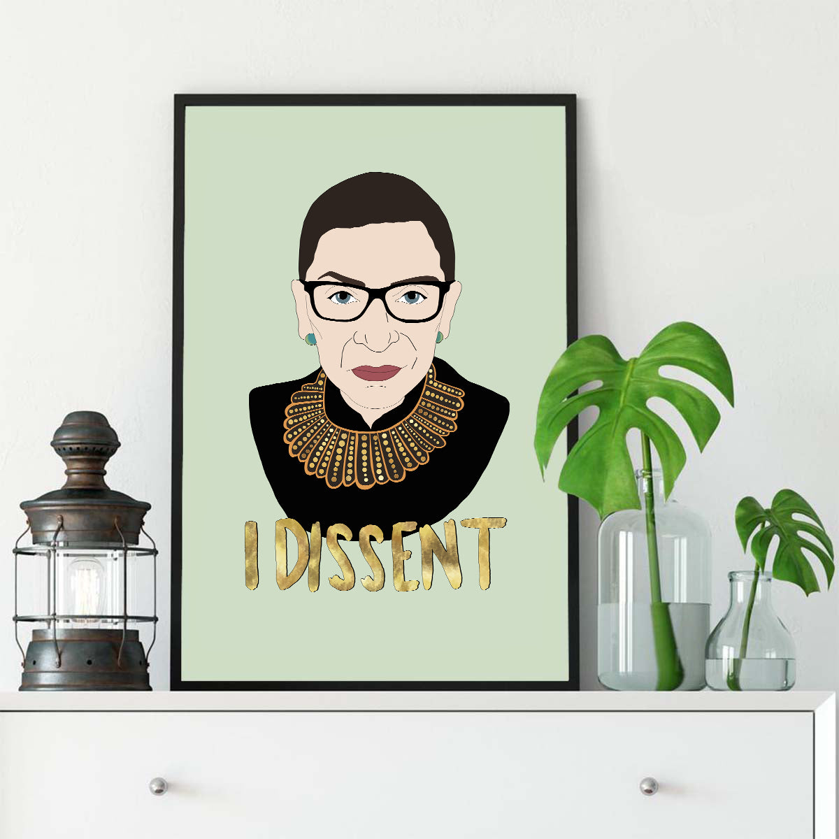 I Dissent RBG Empower Women Inspirational Poster (2)