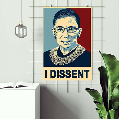 I Dissent RBG Empower Women Inspirational Poster (3)