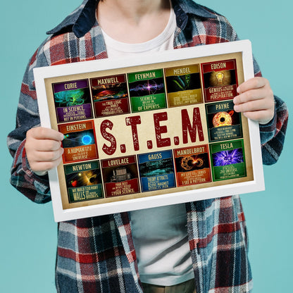 Inspirational STEM Quote Educational Science Poster (5)