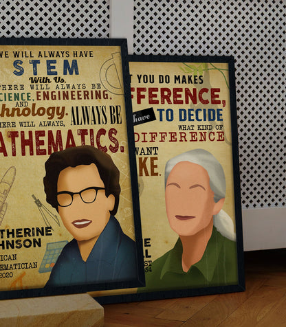 Katherine Johnson Women of Mathematics Quote Poster (3)