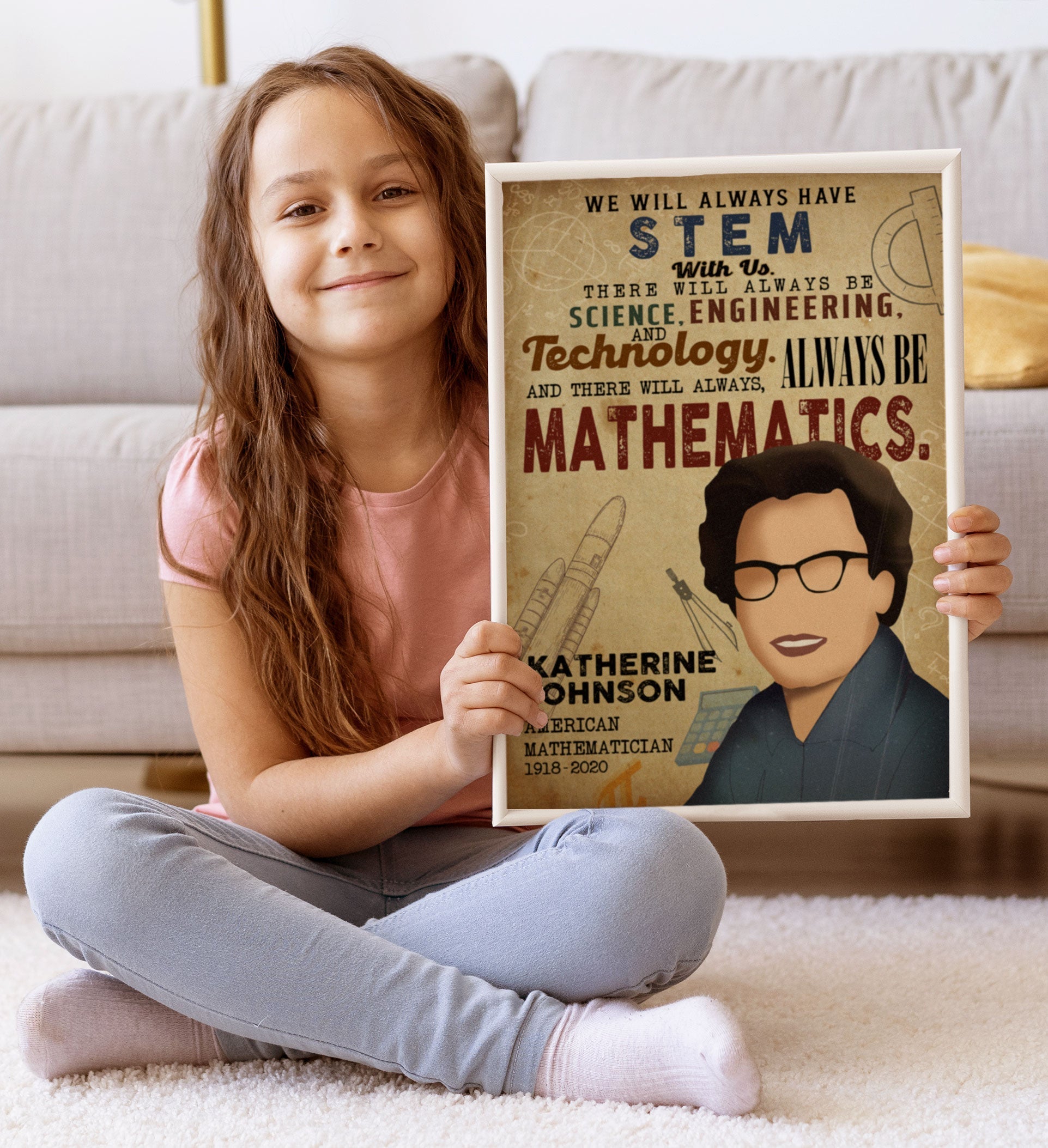 Katherine Johnson Women of Mathematics Quote Poster (5)