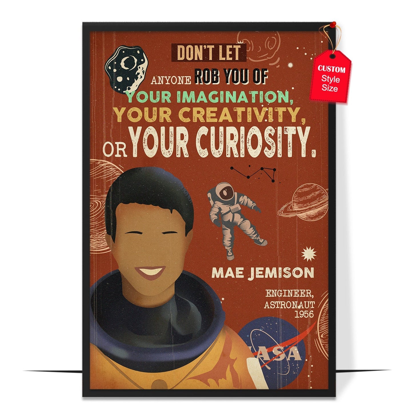 Mae Jemison Black Woman Astronaut Poster