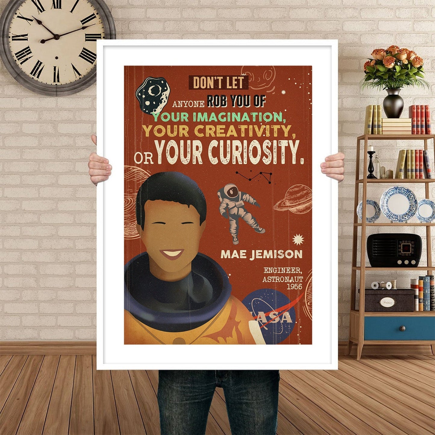 Mae Jemison First Black Woman Astronaut Quote Poster (5)