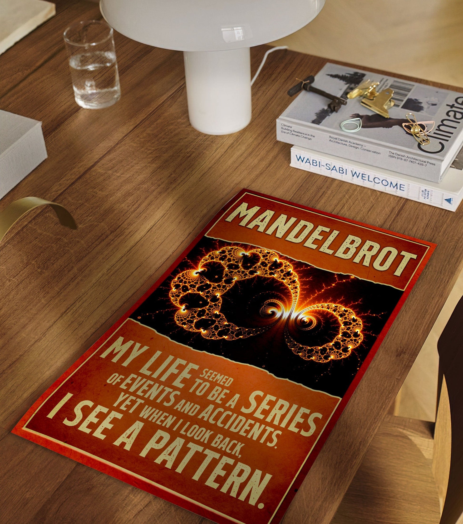 Mandelbrot STEM Inspirational Mathematician Poster (2)