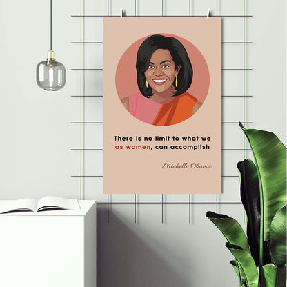 Michelle Obama Black Women Leader Feminist Poster (2)