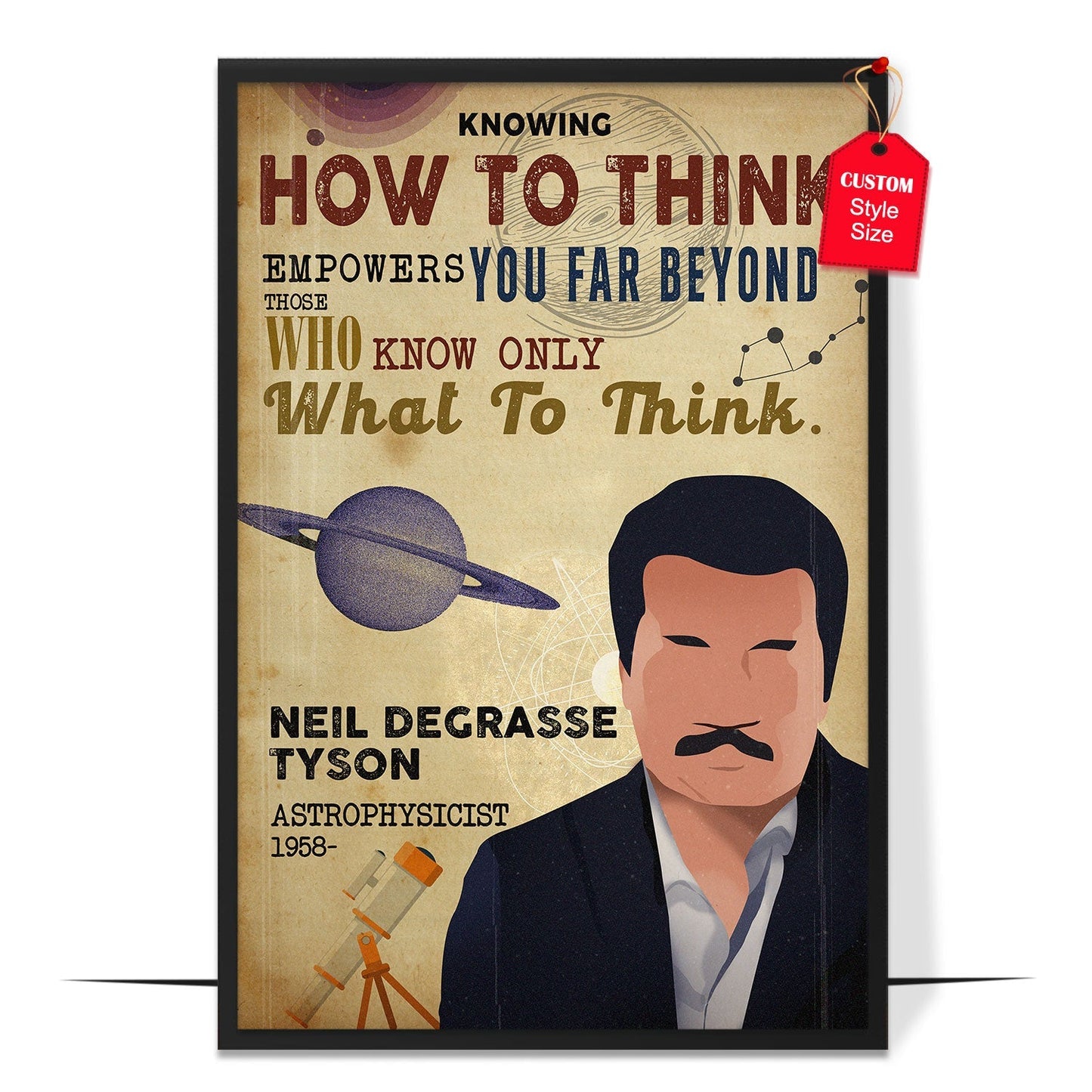 Neil Degrasse Tyson Astrophysicist Poster