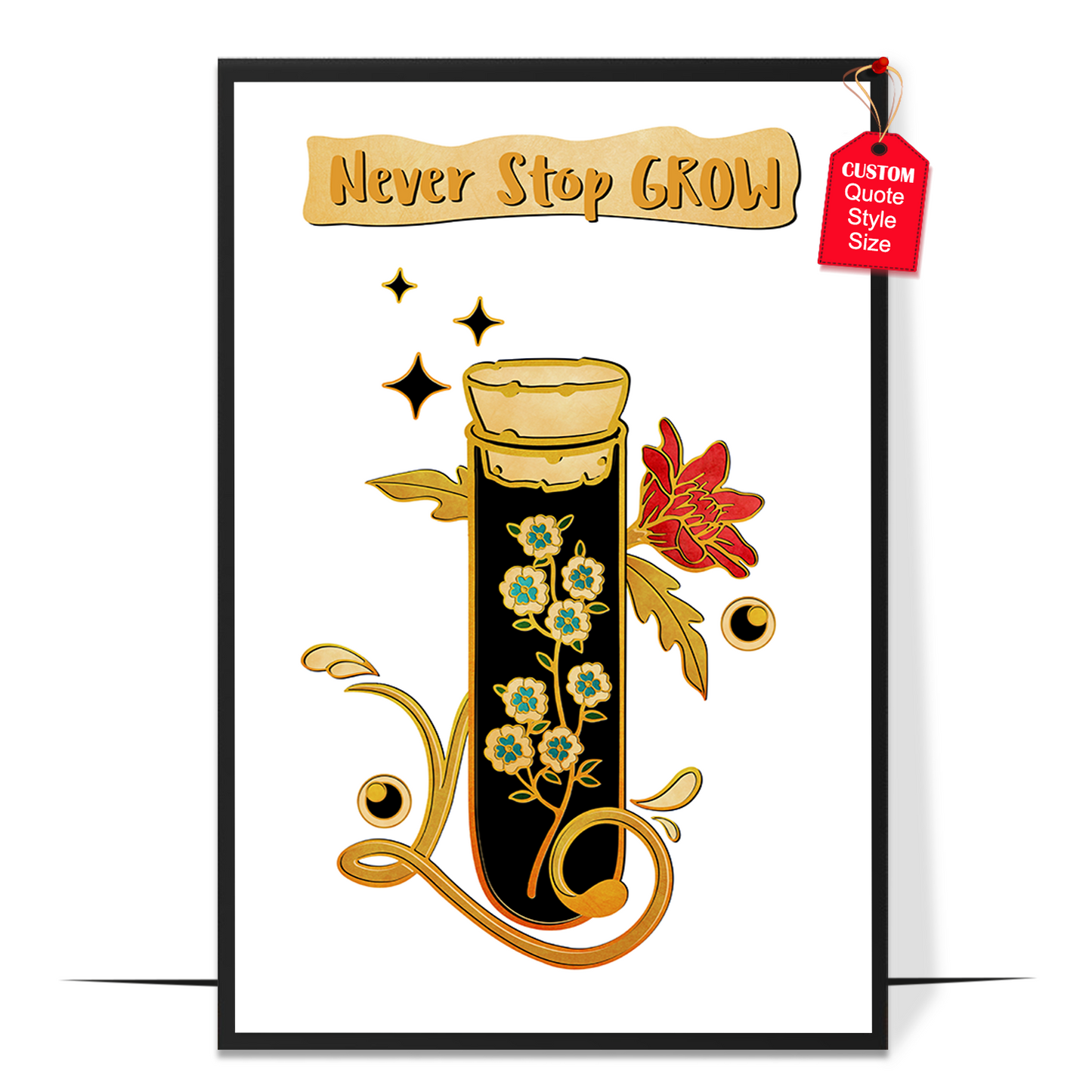 Never Stop Grow Poster