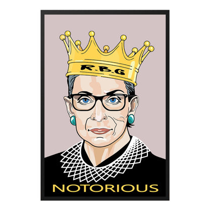  Notorious RBG History Feminist Inspirational Poster Design 1