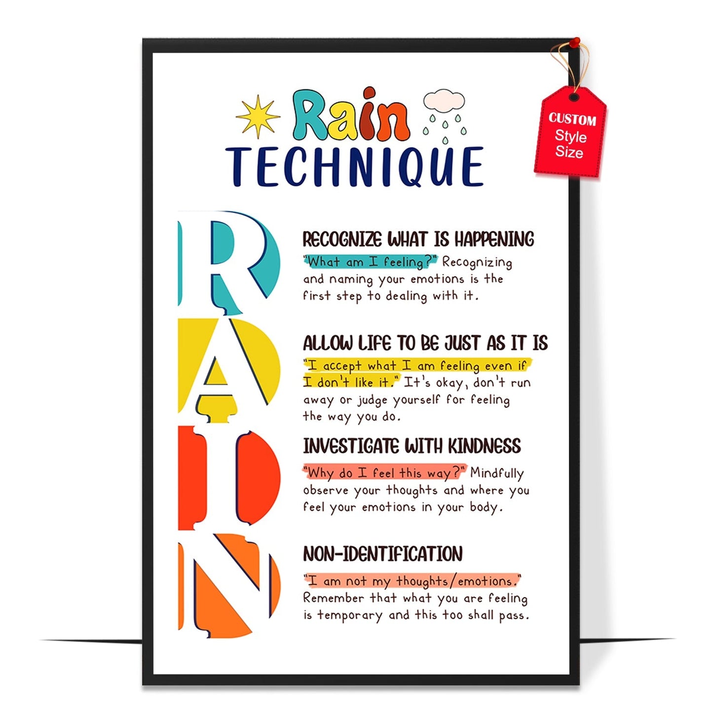 Rain Technique Poster