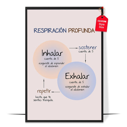 Respiración Profunada Poster