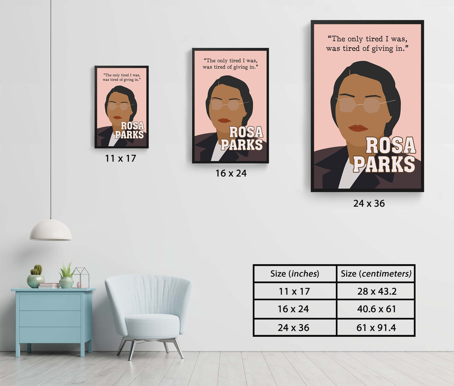 Rosa Parks Inspirational Civil Rights Activist Poster (7)