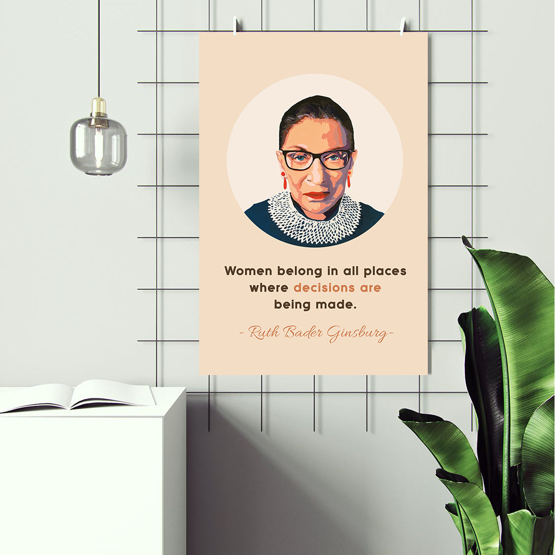 Ruth Bader Ginsburg History Women Empowerment Poster (2)