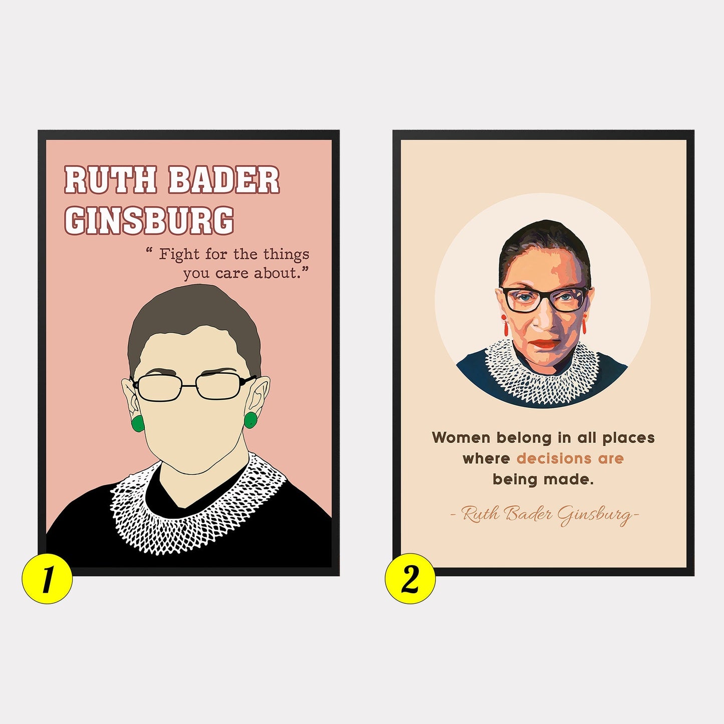 Ruth Bader Ginsburg History Women Empowerment Poster (6)