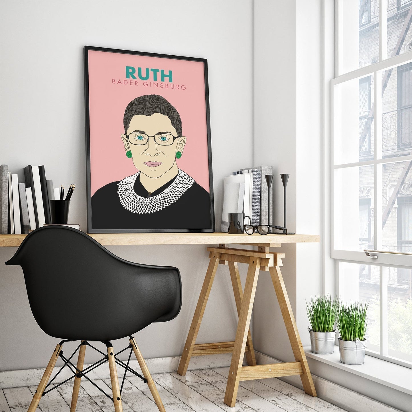 Ruth Bader Ginsburg RBG History Feminist Poster (4)