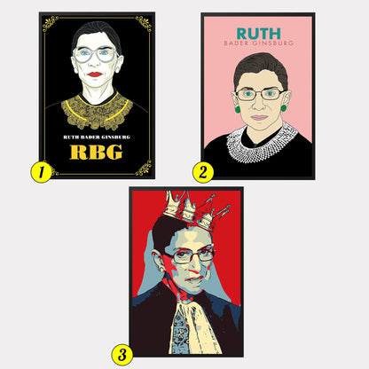 Ruth Bader Ginsburg RBG History Feminist Poster (6)