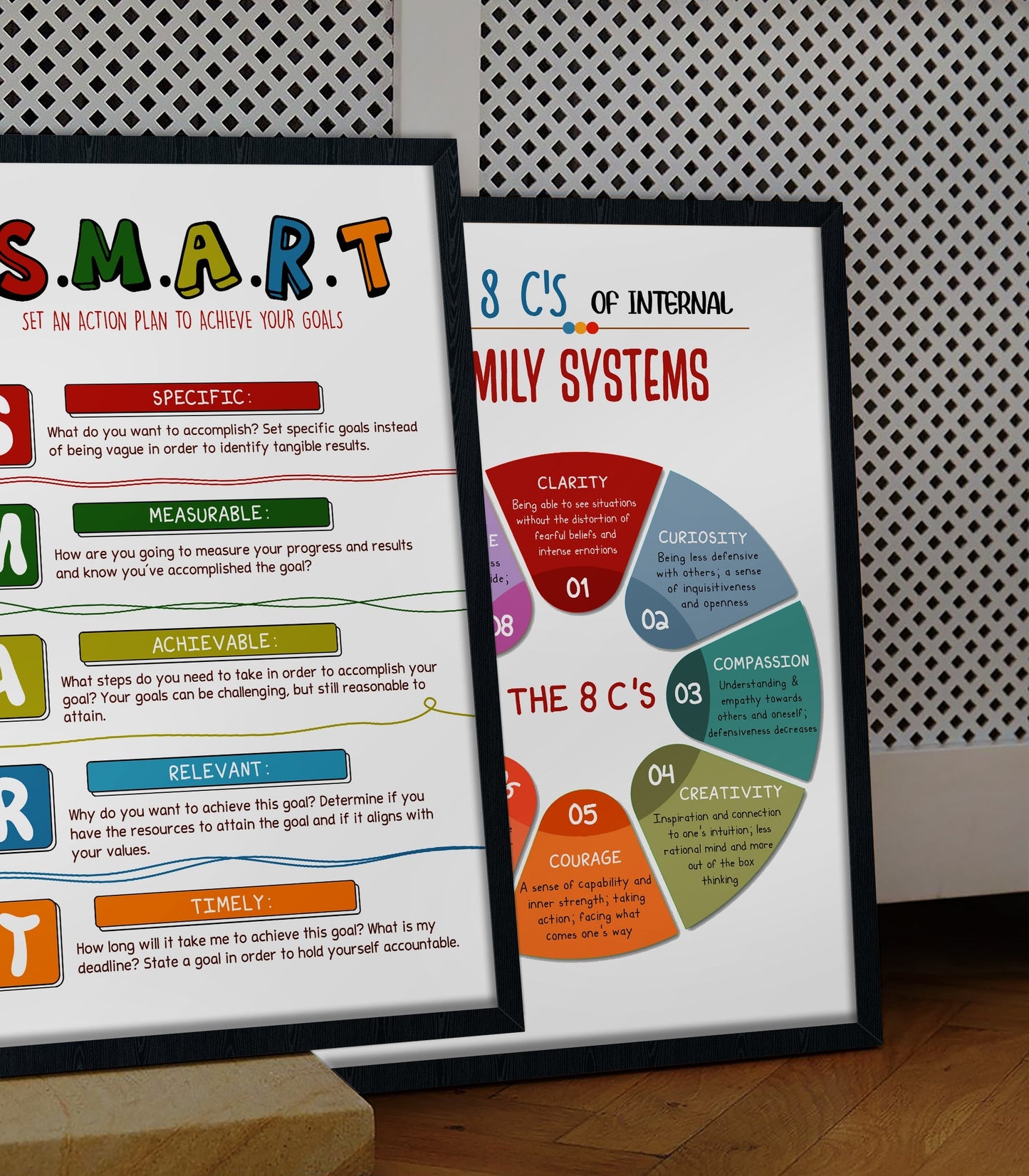 Smart Goals Coping Skills Mental Health Poster (3)