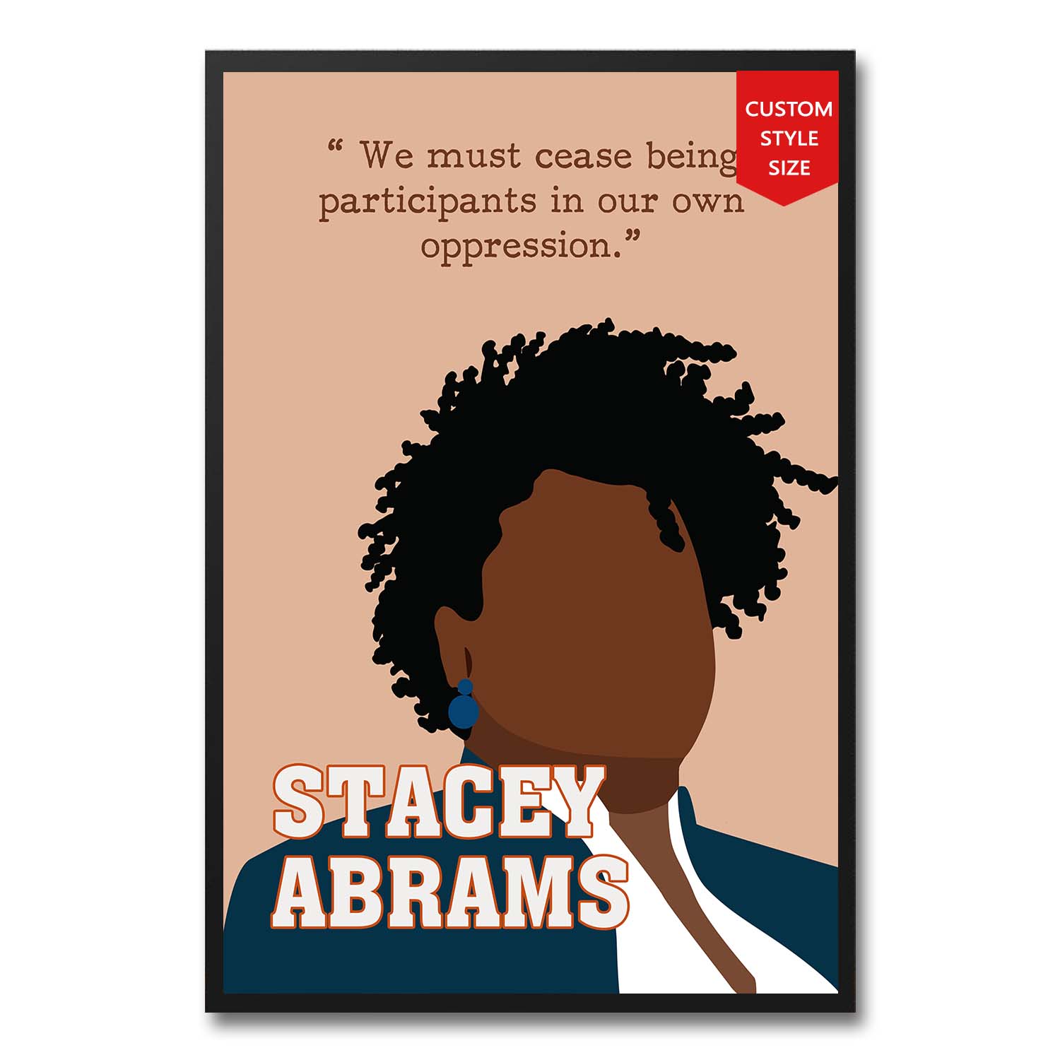 Stacey Abrams Black Women Poster