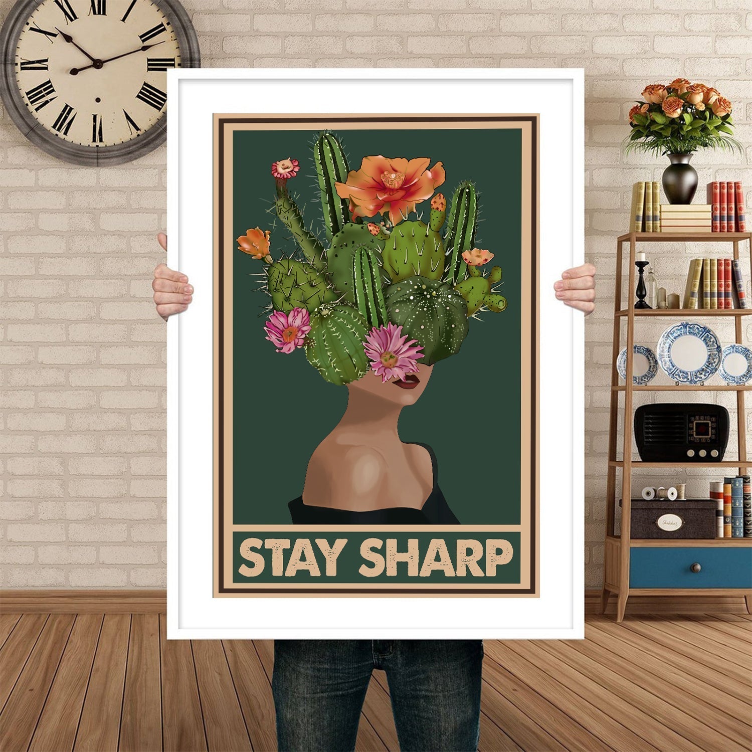 Stay Sharp Vintage Positive Mental Health Poster (5)