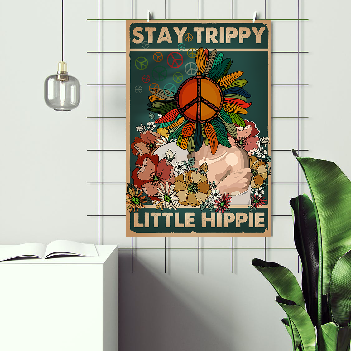 Stay Trippy Little Hippie Mental Health Poster (2)