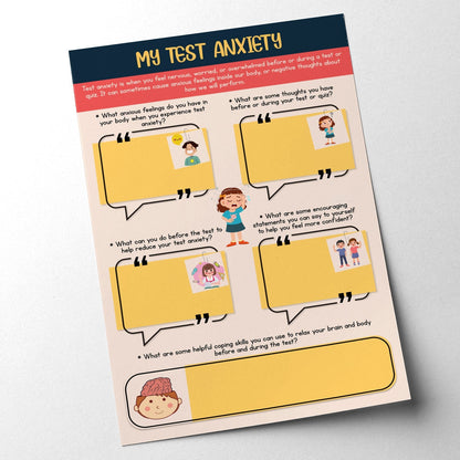 Test Anxiety Worksheet