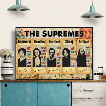 The Supremes Inspirational Empower Women Poster (2)