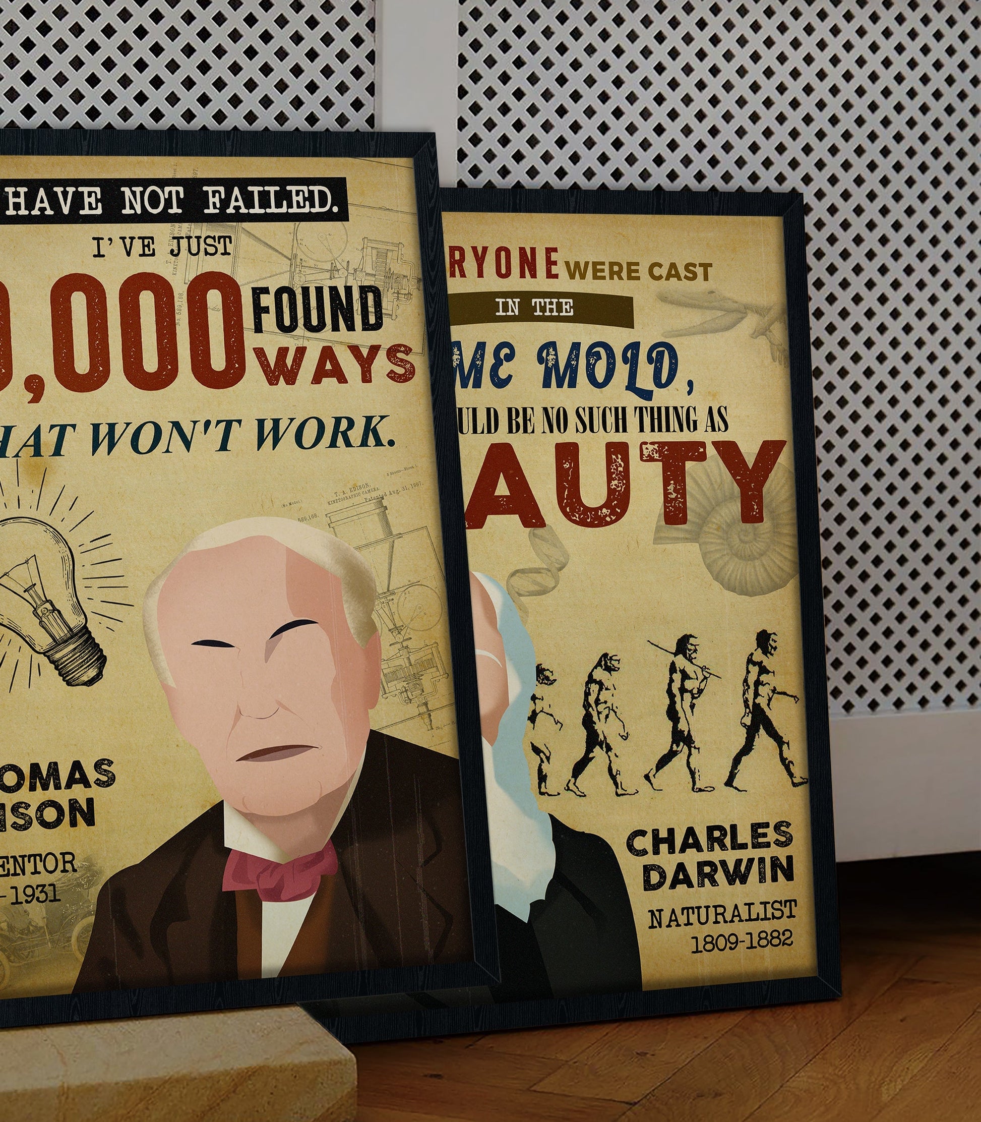 Thomas Edison Inspirational Men of Science Poster (3)