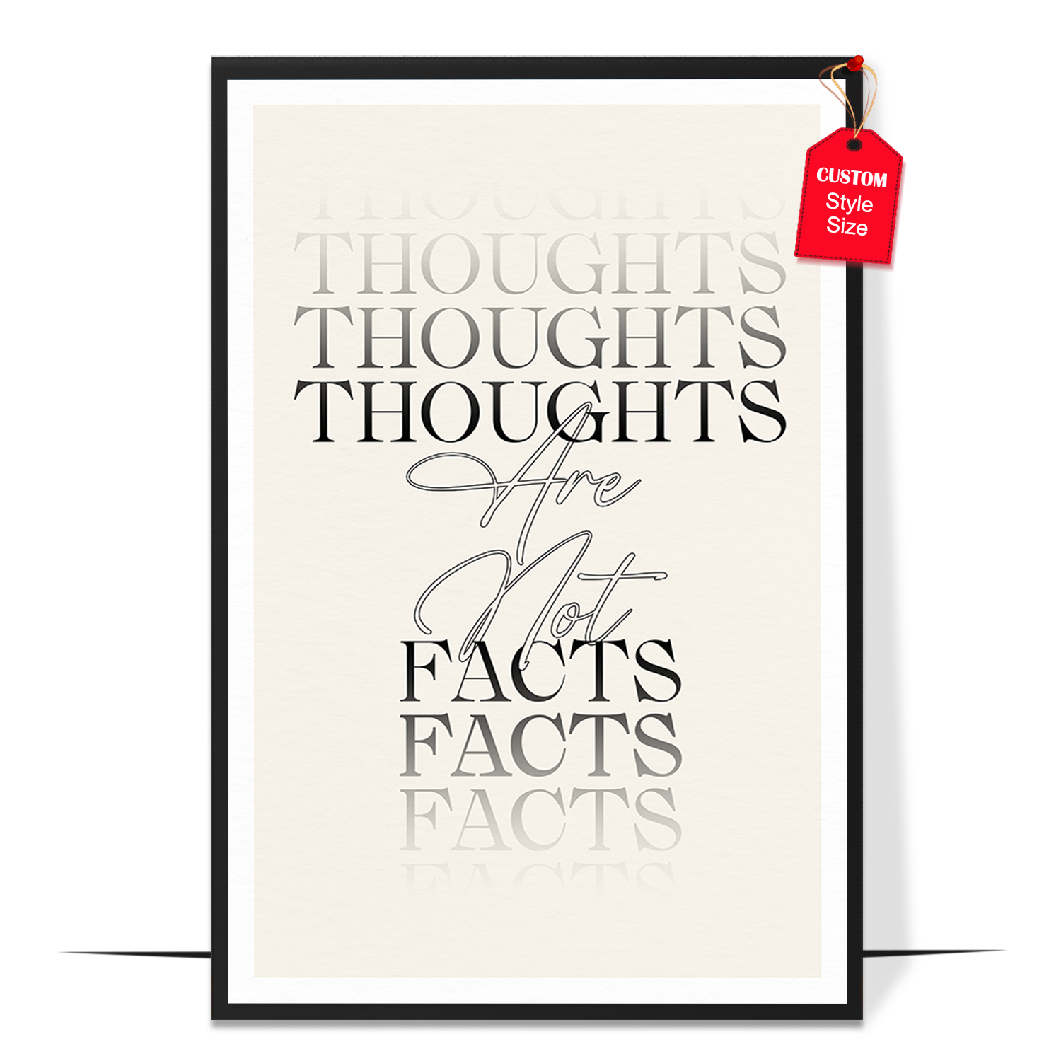 Thoughts Are Not Facts Poster