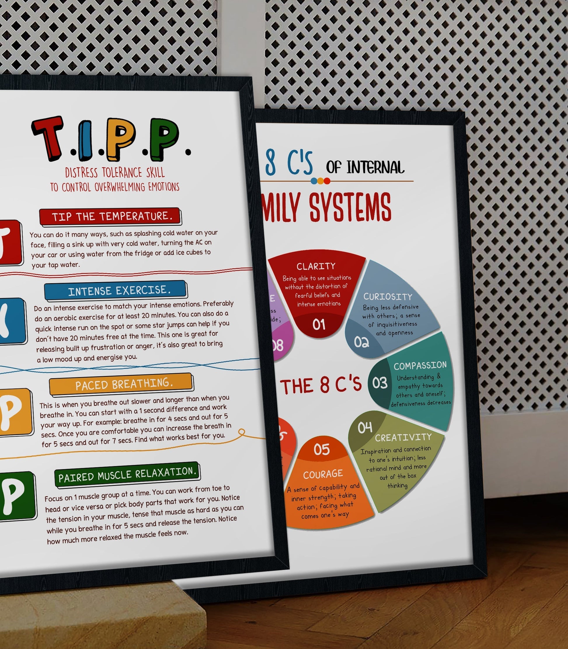 Tipp Distress Tolerance Skill DBT BPD Poster (3)