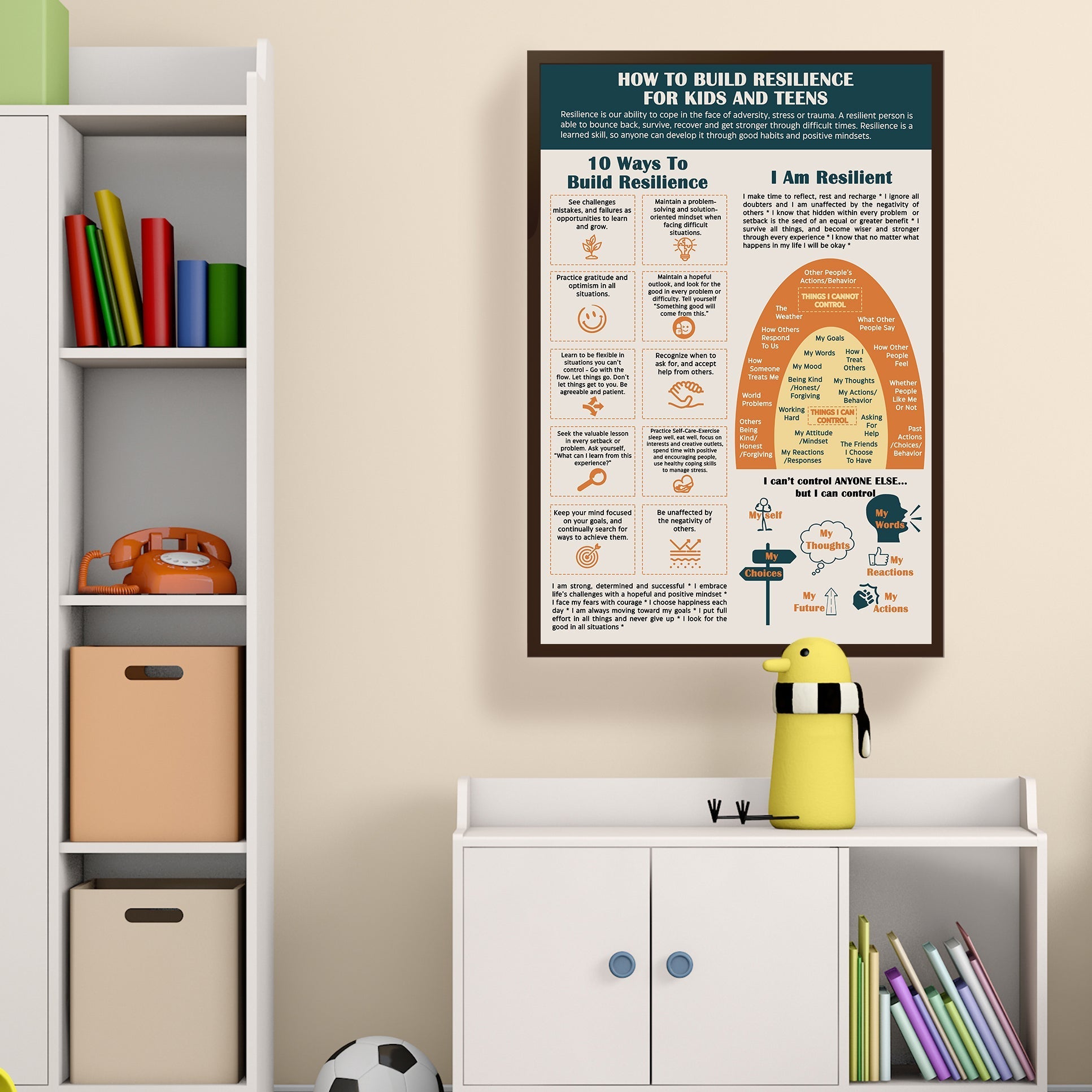 Trauma Resilience Coping Skills Mental Health Poster (4)