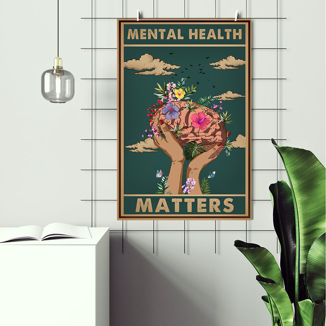 Vintage Mental Health Matters Poster Design 3 (2)