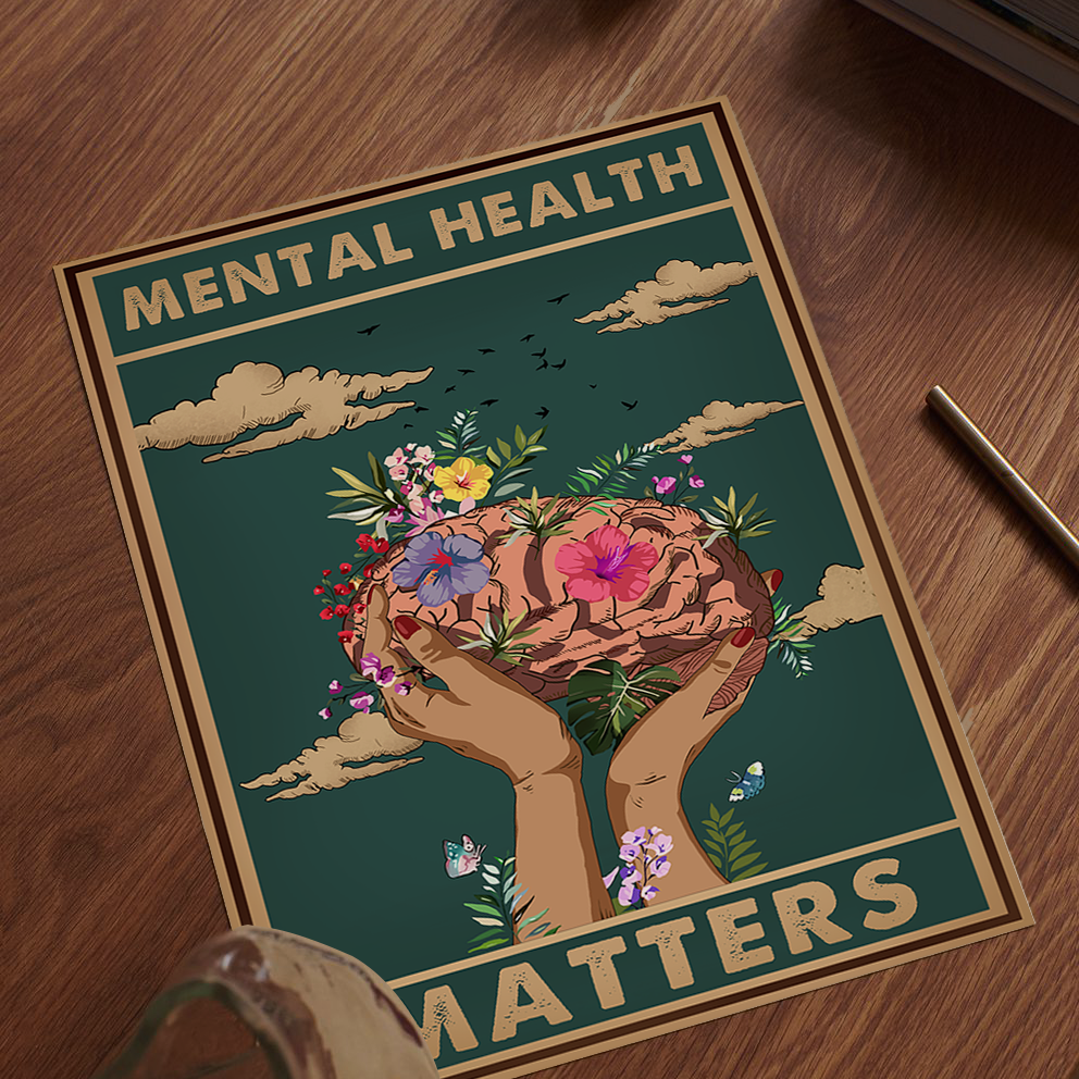 Vintage Mental Health Matters Poster Design 3 (4)