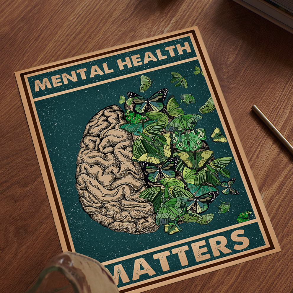 Vintage Mental Health Matters Poster Design 4 (5)