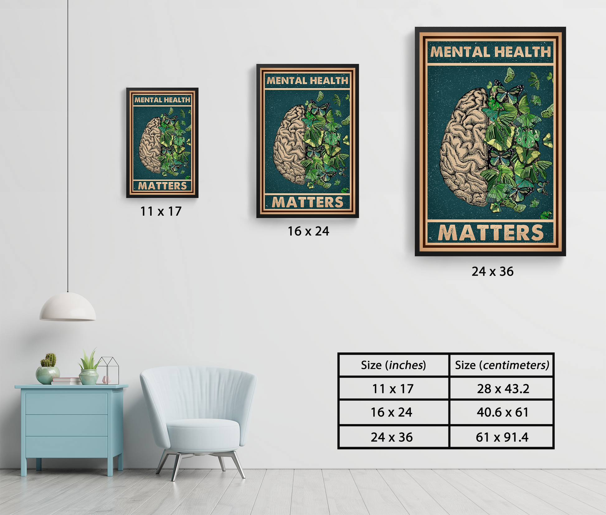 Vintage Mental Health Matters Poster Design 4 (6)