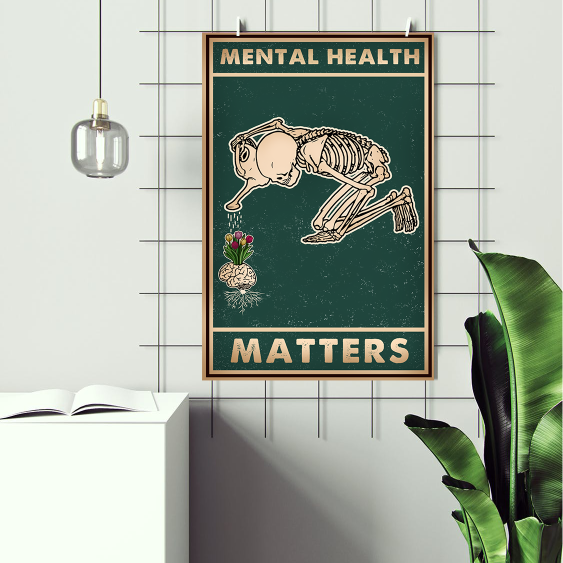 Vintage Mental Health Matters Poster Design 5 (2)